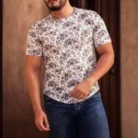 تیشرت مردانه مدل pikaso (تیره)