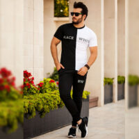 ست تیشرت و شلوار black white