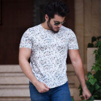 تیشرت مردانه مدل pikaso (روشن)