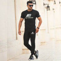 ست تیشرت وشلوار مردانه NB مدل Eddy