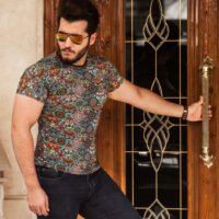 تیشرت مردانه هاوایی مدل Rosso