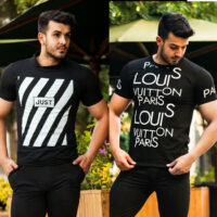 پکیج تیشرت مردانه مدل just و morino