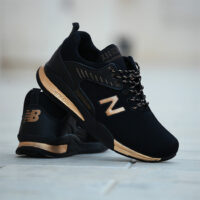 کفش مردانه New balance مدل prego (طلایی)