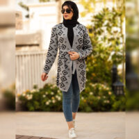 بافت زنانه مدل Heily (طوسی)