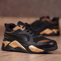 کفش مردانه Puma مدل Rs(مشکی طلایی)