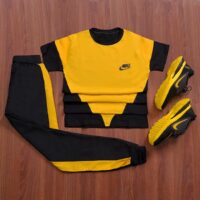 ست تیشرت وشلوار Nike مدل Ander (زرد)