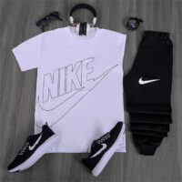 ست تیشرت وشلوار Nike مدل Andre(سفید)