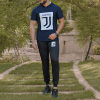 ست تیشرت کلاه دار و شلوار Juventus مدل Vargas (سورمه ای)