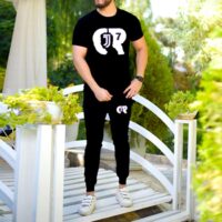 ست تیشرت وشلوار مردانه Cr7 مدل Juventus (مشکی)