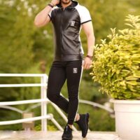 ست تیشرت کلاه دار و شلوار مدل Sterlink