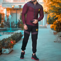 ست سویشرت و شلوار Vitra (زرشکی)