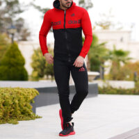 ست سویشرت وشلوار adidasمدلHiman(قرمز)