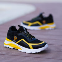 کفش مردانه Ferrari مدل JILITAi(زرد و مشکی)