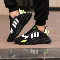 کفش مردانه koba (مشکی نقره ای)