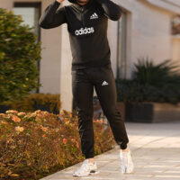 ست سویشرت وشلوار  adidas مدل silence (مشکی)