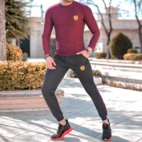 ست بلوز و شلوار Nike مدل Destiny(زرشکی)