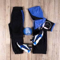 ست تی شرت شلوار زیپ دار Diner (آبی)