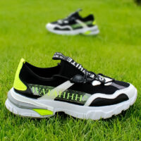 کفش مردانه off whiteمدل bep( مشکی سبز)