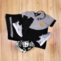 ست تیشرت شلوار Pochinki (طوسی)