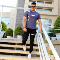 ست تیشرت شلوار Nike مدل Giant (سربی)