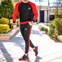 ست بلوز و شلوار adidas مدل Pease(قرمز)