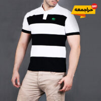 تیشرت مردانه lacosteمدل linear