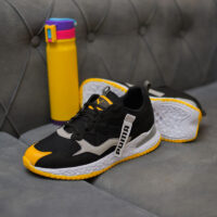 کفش مردانه PUMAمدل Chloe(مشکی زرد)