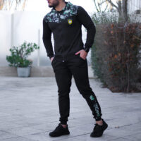 ست سویشرت و شلوار مدل merinos (مشکی سبز)