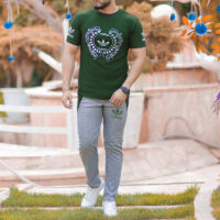 تیشرت شلوار مردانه مدل toomas (سبز)