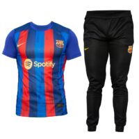 تیشرت شلوار مردانه بارسلونا مدل Pishgam