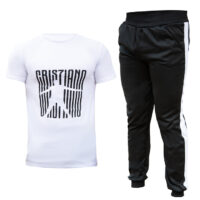 ست تیشرت و شلوار مدل CR7(سفید)