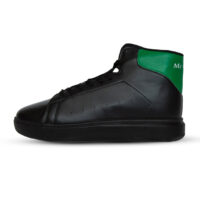 کفش ساقدار مردانه مدل ortega (مشکی سبز)