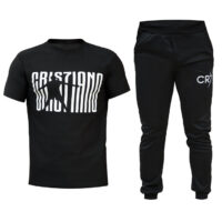 ست تیشرت و شلوار مدل CR7 (مشکی)