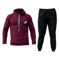 سویشرت و شلوار Nike مدل Simon (زرشکی)