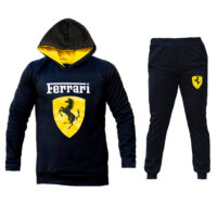 ست سویشرت و شلوار Ferrari (زرد مشکی)