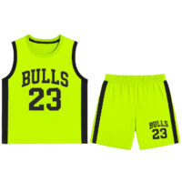 تاپ شلوارک مردانه مدل Bulls (سبز) کد 6339