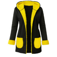 هودی زنانه مدل Narnia (زرد)