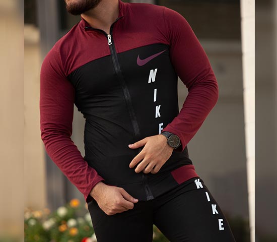 ست سویشرت وشلوار مردانه Nike مدل Midas (زرشکی) - Image 3