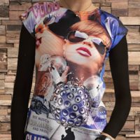 تیشرت طرح دار Madona