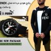 پکیج هودی مردانه مدل fendi و ساعت پوما