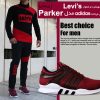 ست سویشرت و شلوار Levi’s و کفش مردانه adidas مدل parker (زرشکی )