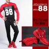 ست سویشرت و شلوار 88 (red) و کفش مردانه Nike مدل Sergio