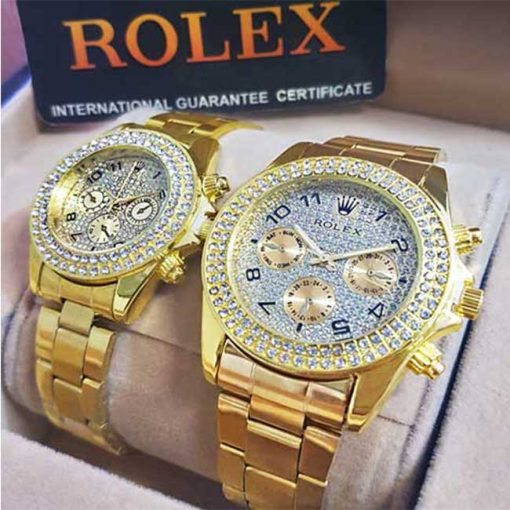 ست ساعت مردانه و زنانه ROLEX مدل Roza