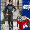 ست سویشرت و شلوار مدل  Linkin park + هدیه یک عدد ساعت مچی