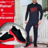 ست سویشرت و شلوار martin garrix و کفش nike مدل rainer