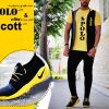 ست تیشرت و هودی polo و کفش nike مدل Scott