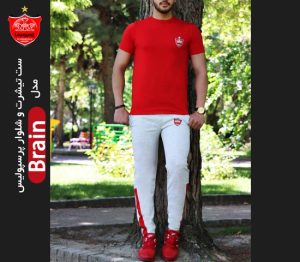 ست تیشرت وشلوار پرسپولیس مدل Brain