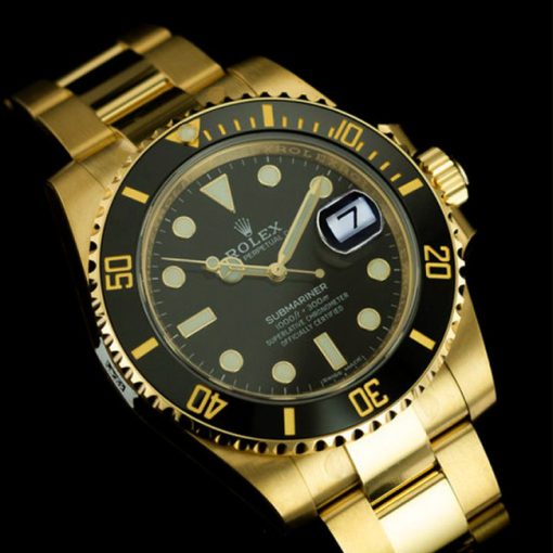 ساعت مچی طرح Submariner Date (طلایی)