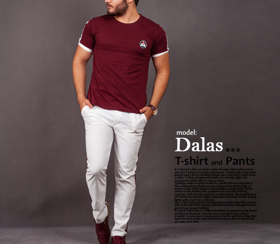 ست تیشرت و شلوار مدل Dalas - Image 2