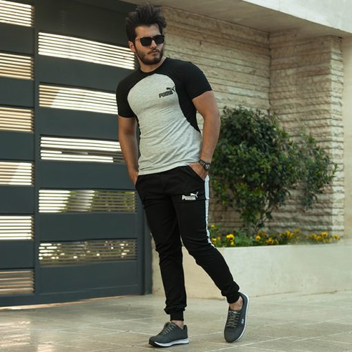 ست تیشرت و شلوار puma مدل Jaquard